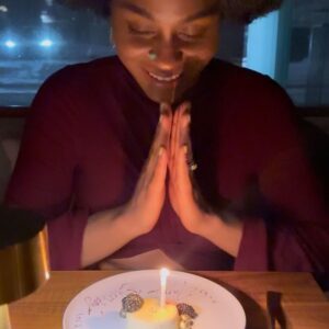 Somkele Iyamah Idhalama Instagram - Thank you all for the most amazing day/weekend. As you have wished me well, spent time and resources to celebrate me in no small way, I know The One who sees in secret will reward even your kind thoughts. God bless you all real good. Made a seemingly grown woman cry waterfalls. I love you all 💜
