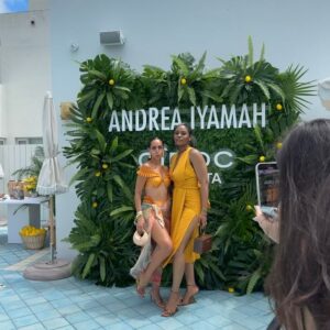 Somkele Iyamah Idhalama Instagram - Miami was good to us and got June off to a hot start!
Hung out with some amazing people at the @andreaiyamah ‘Blue Oasis’ during Miami Swim Week. #FunTimes