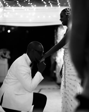 Somkele Iyamah Idhalama Instagram - I’m still reeling about my brother @tuvie who found a good thing…a woman after his heart. I couldn’t be there in person but I was certainly there in spirit. @colombekayihura_ is a beauty in and out. I have seen my brother literally bloom and be a better version of himself since meeting you and I pray that it is the same for you as well. May your union be a love story like no other that brings Glory to God who brought you both together. 🥂 to many more celebrations of your love ❤️ love you @tuvie 🥹