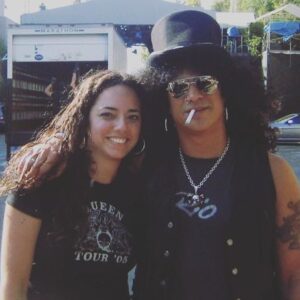 Sona Movsesian Instagram - My boyfriend Slash is on the podcast today. This picture is 15 years old.