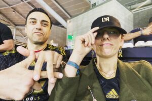 Sona Movsesian Instagram - I was so happy I got to go to the LAFC game on Sunday night. And for the brief moment in between bites that I actually watched the game, they won! I ate nachos, a regular hot dog and a street dog, multiple tacos and popcorn and isn’t that all that matters? A big thank you to @lafcrich and @arasoudjian for such a memorable night.