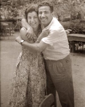 Sona Movsesian Instagram - Three days before my boys were born, I had to say goodbye to my Dede. I would go to visit him and my Yaya Fridays after work and he would grill up some lamb chops and Yaya would make me French fries. I’m happy they’re together again but I miss the two of them so much and I would give anything for another one of those Fridays. This is my favorite photo of the them. Hug your grandparents.