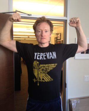 Sona Movsesian Instagram - In December of 2008 I got a call from HR that I was being offered the position of Conan O’Brien’s assistant. I started in January of 2009 and the last 12 years have completely changed my life.

You’ve all seen mine and Conan’s dynamic on camera, but off camera he’s done so much more for me - he officiated my best friend’s wedding, wrote letters on my behalf when I was house shopping, introduced me to presidents and never balked when I chose the most expensive restaurant for us to eat at. Conan and his wife Liza threw me and my husband an engagement party and they’ve supported us during life-changing moments, like having babies. 

While the show might end, this guy and I will be bickering for many more years ahead. I’m proud to have been a small part of his career and I can’t wait to see what’s next. As Conan would say, “Onward”.