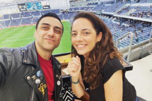 Sona Movsesian Instagram - I was so happy I got to go to the LAFC game on Sunday night. And for the brief moment in between bites that I actually watched the game, they won! I ate nachos, a regular hot dog and a street dog, multiple tacos and popcorn and isn’t that all that matters? A big thank you to @lafcrich and @arasoudjian for such a memorable night.