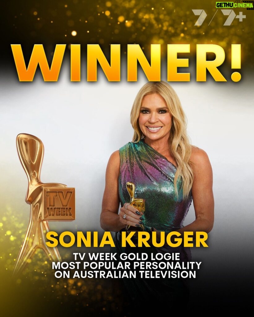 Sonia Kruger Instagram - Congratulations Sonia! We are SO proud #OnyaSonia #TVWEEKLogies ❤️✨
