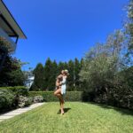 Sonia Kruger Instagram - It’s Teddy’s world and I’m just living in it! ☀️🐶🌴