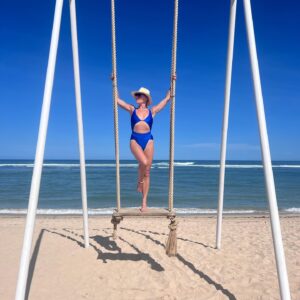Sonia Kruger Instagram - Into the blue.. 🐚🌴💙 

@grandhyattbali @luxury.escapes #bali #travel #holidays #giftedstay #ad