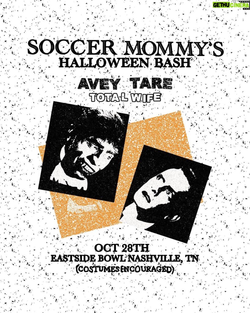 Sophia Regina Allison Instagram - Nashville, my special Halloween show at @eastsidebowl on 10/28 is on sale now! Costumes encouraged. Grab your tickets at soccermommyband.com 🧛☠️😸