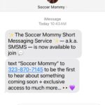 Sophia Regina Allison Instagram – ✨The Soccer Mommy Short Messaging Service ✨— a.k.a. SMSMS — is now available to join 💬 text “Soccer Mommy” to 323-870-7145 to be the first to hear about something coming soon   exclusive access to much more… 👀💜