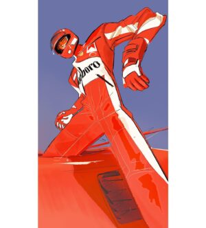 Sophie Li Instagram - 🏁.
 
F1 !!!!
——
Recently Prepping for the upcoming workshop , which gotten me looking at Norman Rockwell’s works again. Looking at his process make me really want to draw.. 
Combing thought process and how I look at references, how I finish a piece, etc. It is so hard for me?! My mind is really messy right now with information overload, but it is really helpful to me to take the step back, and think about these things. 
Anyways this is a unrelated rant, just really got the urge to do a messy study.

AND F1!!!!!!!!!!!