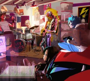 Sophie Li Instagram - Early early work that I created when, for the shortest couple of weeks in 2019, helping with character concepts on #acrossthespiderverse 😭. 

Referencing many early versions of the designs, I was tasked to imagine how the spider gang would spend their time together. 

Embarrassing to say, but I was truly out-of-depth seeing all the amazing works done around me, frustrated with how little I could do to help on this crazy production. 

Alas now, I can’t wait to finally meet these characters on the big screen with their final form and full galore. I feel honored I get to get a glimpse of the making of the spider universe at the time, and idk, just grateful that Spider-Man exist and we can nerd out together about it... Anyway, ready to be hit in the face by the film and see what my art hero’s and friends has made possible ! 

___
Also I’ve been avidly avoiding seeing art of the film, not even dare look to close at any fanart to avoid spoilers but it is DAMN hard… 4 more days till Japan release, God help me 🥲