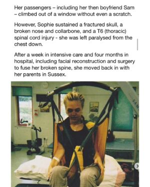 Sophie Morgan Instagram - “By storm” is certainly an exaggeration but we can trust the Mail to never let the truth get in the way of a good story 😂! Thank you for this lovely write up today. Really, thank you. It’s really really lovely…..
