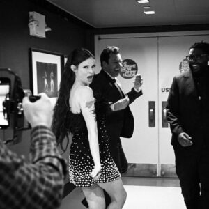 Sophie Ellis-Bextor Instagram - Just landed back in Blighty and if I didn’t have the photos, I might think it had all been a dream.. wow I just adored singing on @fallontonight and thanks so much to the whole crew for welcoming me in such style 🥳Backed by the magnificent @theroots and with an incredible string section 🪩 disco ball, confetti, all my favourite things 🥰 
Thanks to @amandawilsonmakeup for making me look and feel good, @victoriajayneadcock for finding fab frocks, @richardjonesface for sorting all the music with the band, @toddowyoung for fabulous photos and my management for all they do including sorting the visa in a very short time 🤪
#fallontonight 
Performance dress @machandmach
Shoes @louboutinworld 
Rings @katherinejamesjewellery 
Dancing with @jimmyfallon frock @rebeccavallance 
General happy birthday to me levels of enthusiasm - model’s own ❤️❤️❤️