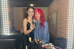 Sophie Ellis-Bextor Instagram - Just landed back in Blighty and if I didn’t have the photos, I might think it had all been a dream.. wow I just adored singing on @fallontonight and thanks so much to the whole crew for welcoming me in such style 🥳Backed by the magnificent @theroots and with an incredible string section 🪩 disco ball, confetti, all my favourite things 🥰 
Thanks to @amandawilsonmakeup for making me look and feel good, @victoriajayneadcock for finding fab frocks, @richardjonesface for sorting all the music with the band, @toddowyoung for fabulous photos and my management for all they do including sorting the visa in a very short time 🤪
#fallontonight 
Performance dress @machandmach
Shoes @louboutinworld 
Rings @katherinejamesjewellery 
Dancing with @jimmyfallon frock @rebeccavallance 
General happy birthday to me levels of enthusiasm - model’s own ❤️❤️❤️