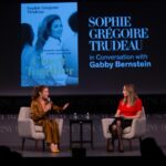 Sophie Grégoire Instagram - You know when you enter a room and you just feel an immediate sense of community? This was the case last night, not only with my new friend @gabbybernstein, but with everyone who showed up for my book talk @92NY in New York City. There was laughter, tears, solidarity and warmth, including a nervous system reset exercise (the cherry on top!) 🍒🍦 I loved getting to share my journey with you and for the opportunity to hear your stories, worries and dreams. Looking forward to getting #CloserTogether on the path… 📸: @missjasmeet