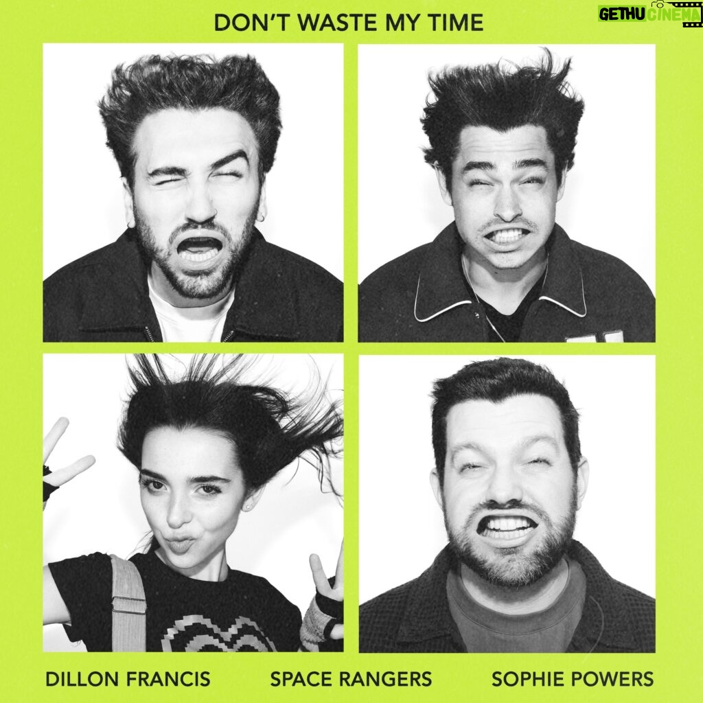 Sophie Luborsky Instagram - Don’t waste my time with @itsspacerangers @dillonfrancis out now! @gonek_ @cammhunter ✍🏻📝🎶💪