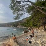 Sophie Nélisse Instagram - Currently stranded in Hvar because we got on the wrong ferry. Before you ask, no, there are no more ferries left for the day. So here’s my dump as it seems we’ll be stuck on this island forever.
