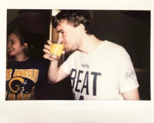 Sophie Reynolds Instagram - HAPPY BIRTHDAY OWEN! This was the day we found out you’re allergic to champagne, but luckily you’ll always be a Powerade guy anyway. In constant aw of your independent spirit and ability to win any round of quiplash