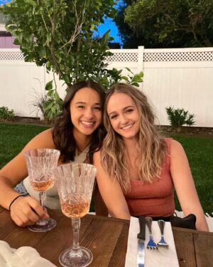 Sophie Reynolds Instagram - happy birthday macey!! three-year old me really hit the lottery meeting you. I promise to split the french toast with you forever, I LOVE YOU @maceyhsu