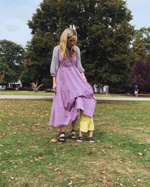 Sophie Rundle Instagram - Somehow, slowly and then very much all of a sudden, summer has turned to autumn. 🍂Here are some things I’ve been enjoying while it happened including but not limited to - my son’s new duck puddle suit, the wedding of two beautiful friends, a power cut in a spooky cottage, foggy dog walks in the woods, the sea the sea the sea, lots of lovely rain and my son’s wild red curly baby hair.

(And also just to say, I think we’re all supposed to post videos now but I’m a tired old lady and I miss the quietness of Instagram and I like nosing through other people’s holiday photos. So there you go and here we are. 🌳🍂📸)