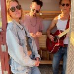 Sosie Bacon Instagram - A little Springsteen to welcome our chickens