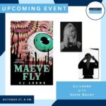 Sosie Bacon Instagram - So very stoked to kick off official Halloweekend with THE (scream) queen and voice of Maeve Fly @sosiebacon at @zibbysbookshop !!!!!! Come hang with us and chat all things Maeve, audiobook recording, and probably a whole lot more (you never know what we’ll get into!) @drinkloncaro will provide the Boo(ze) 👻 and we promise we’ll behave… mostly! 🎃👯‍♀️🖤🍹 🪰🪰🪰 @tornightfire @macmillan.audio #maevefly #sosiebacon #cjleede