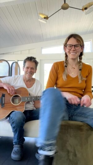 Sosie Bacon Instagram - A little duet of II Most Wanted, but had to make a few lyric changes to keep it father daughter friendly. 😎 #CowboyCarter