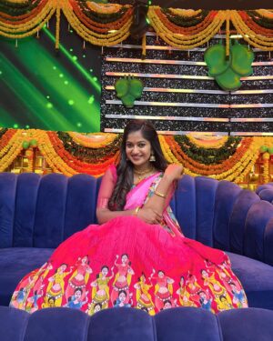 Soundarya Reddy Instagram - 🌸
Outfit- @naa_maguva 😍