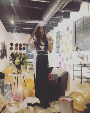 Spencer Locke Instagram - Celebrating @chelseajaymes is my favorite thing in the whole world!!! ONE. MORE. DAY. 👰‍♀️🤍 #letsgogirls #stevenslockeditdown
