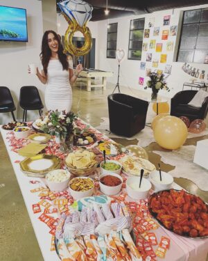Spencer Locke Instagram - Celebrating @chelseajaymes is my favorite thing in the whole world!!! ONE. MORE. DAY. 👰‍♀️🤍 #letsgogirls #stevenslockeditdown