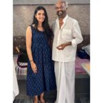 Sri Gouri Priya Instagram - Indeed a happy sankranthi!😍🌾 Met my all time favourite, THE SUPER STAR RAJINIKANTH GARU!🥹❤️⭐️🧿