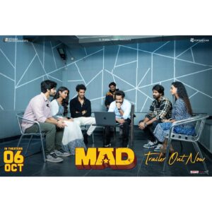 Sri Gouri Priya Instagram - The Man of Masses, Our dearest @jrntr garu watched and appreciated our #MAD trailer. He praised the gang for their mad energy and vibe. Thanks to you sir, for such encouraging words. ❤️

Watch #MADon6thOctober in theatres, worldwide. 😎

#MADTrailer - [Link in the story] 

@kalyanshankar9 @nagavamsi19 @harika_1931 #SaiSoujanya @narnenithiin @sangeeth_shobhan @ramnitin_ @gouripriyareddyy @ananthika_sanilkumar @gopikaaudayan @bheemsceciroleo @navinnooli @shamdat @dineshkrishnandp @fortune4cinemas @adityamusicindia