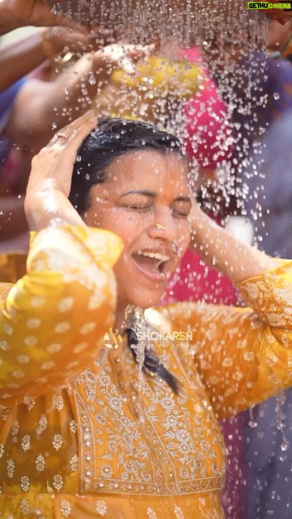 Sruthi Shanmuga Priya Instagram - Seemantham Nalangu ❤️ Thank you my girl squad @neharamakrishna @sruthi_shanmuga_priya @sarika6811 @vanishri344 Video and Photography : @ashokarsh Decor : @purpletreeprojects Thank you @purpletreeprojects for arranging this Haldi setup in short span of time. ❣️🤗 @ashokarsh team special thanks for Amazing work 🥰❤️