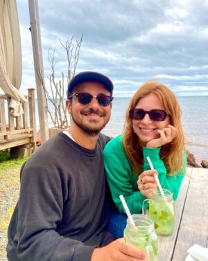 Stacey Farber Instagram - We look like a couple here, and we love that. Twenty years of friendship. Whatever it takes, etc. 💫
