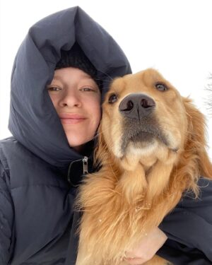 Stacey Farber Instagram - Snow days w/ this pal. ❄️☃️🐾