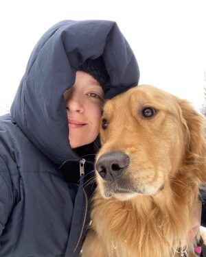 Stacey Farber Instagram - Snow days w/ this pal. ❄️☃️🐾