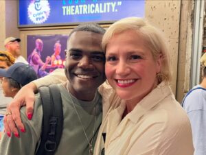 Stacey Tookey Instagram - Watching incredible humans and artists you love take the Broadway stage warms my heart!! @rickyubeda11 @itsgabydiaz @ahmadsimmons ✨✨YOU ARE ALL STARS ✨✨ @illinoiseonstage 💛💛💛