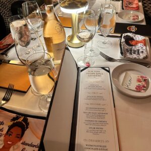 Star Jones Instagram - Brown Girls just wanna have fun!  Made our own wine charms and turned the evening into a @thewhisperingangel #roseallday kinda night with some of my #BrownGirls.  This is just a small taste of the love and sisterhood in the room @cafedalsacenyc celebrating the success of  @vanessabellcalloway @racqueloden and the blessings of being a fabulous #BrownGirl #ChateauDEsclans #pinksunshine #whisperingangel #Rose #sisterhood #blessings #nystateofmind