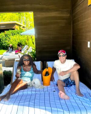 Star Jones Instagram - Pure JOY is finding out your show @divorcecourt got picked up and #JudgeStar is presiding for a third season! 🥰💃🏿💃🏿💃🏿💃🏿💃🏿🥰then  your amazing husband @ricardolugochicago whisks you away for a few days to sunny #SanJuan to hang at @elsanjuanhotel @elsanjuanbeachclub our favorite hotel on the island for some #funinthesun before I start taping the 26th season of the longest running court show on TV!  Let the #celebration begin! 🍾🥂💃🏿🕺🏼👩🏽‍⚖️#DC26 #Blessed #blessedlife #elsanjuanhotel, #ExperienceTheIconic