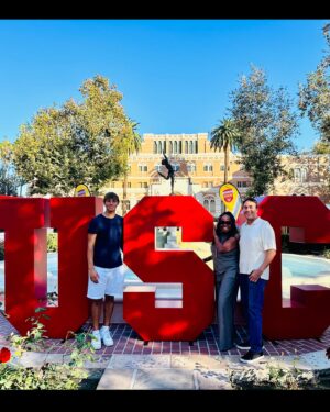 Star Jones Instagram - It’s parents weekend @uscedu We can’t believe our @jakelugo_ is a full-fledged college student! We are so proud of him. Living with the reality that our baby boy is a grown man and a #Trojan for life! #fighton