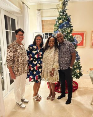 Star Jones Instagram - Christmas in the Bahamas with friends who are like family!