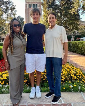 Star Jones Instagram - It’s parents weekend @uscedu We can’t believe our @jakelugo_ is a full-fledged college student! We are so proud of him. Living with the reality that our baby boy is a grown man and a #Trojan for life! #fighton