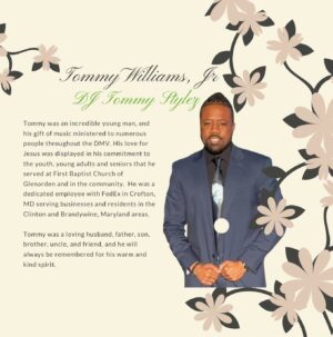 Star Jones Instagram - Our hearts are broken with sadness at the terrible news of the death of our friend Tommy Lee Williams, Jr.  We knew and loved Tommy through his amazing talent and huge heart.  He was the DJ that blessed our week-long wedding cruise to the Bahamas. 

We came back to the Bahamas this week to celebrate our anniversary. It is unbelievable that exactly 6 years this week, Tommy and we were all together partying to his epic week-long performances.  Tommy absolutely brought the joy to our wedding and gave us memories we will never ever forget. 

We join Cierra, family and friends who knew and loved him and the rest of the literally thousands of people over the years blessed by the gift of his talent in mourning this tragic loss. 

We know the angels in heaven now have the “beat” they need to keep dancing!