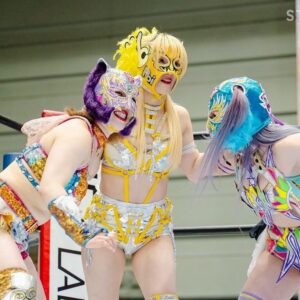 Starlight Kid Instagram - マスクウーマントリオ🌈
これは私がいないと出来ないことだね。

#SLK
#スターライトキッド
#スターダム
#STARDOM
#女子プロレス