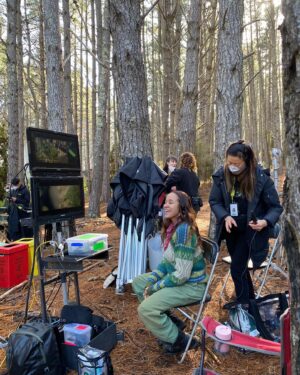 Stefania LaVie Owen Instagram - 📸 @sweettoothnetflix bts 😉