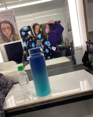 Stefania LaVie Owen Instagram - 📸 @sweettoothnetflix bts 😉