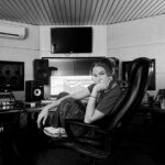 Stefania Liberakakis Instagram - Making some songs for you🤍💕 #studiosession #recoring #newmusiccomingsoon 🙃