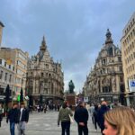 Stefania Liberakakis Instagram - A day in Antwerp with my friends❤️ #🇧🇪❤️ Trouwens idk waar Max naartoe kijkt.. vast naar een Italiaans restaurant ofzo😂❤️