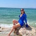 Stefania Liberakakis Instagram - The Greek waters heal everything🫧💙
