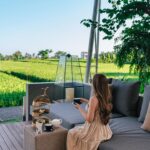 Stella Lee Instagram – Chasing serenity in the middle of paddy view at @tanahgajahubud 

1. Spa with paddy view
2 & 3. My private pool at the villa
4 & 5. Dining at Tempayan Restaurant
6. Afternoon tea at the lounge
7. Picnic afternoon tea
8. Hot Balloon Air ride
9. Kecak Performance at the estate
10. Romantic paddy dinner